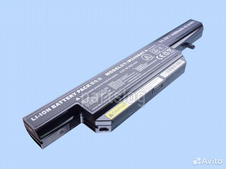 Аккумулятор для DNS Clevo W240BAT-6 11.1V 4400mAh