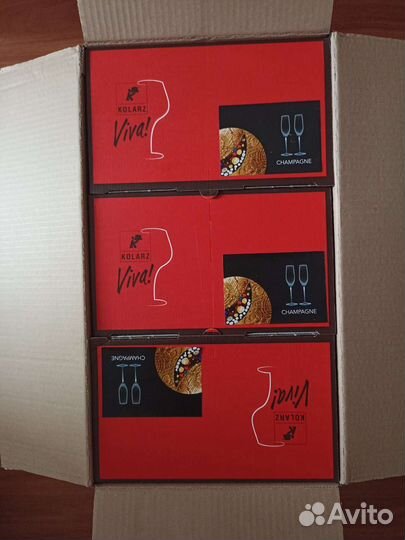 Kolarz Бокалы для шампанского Kiss gold, Австрия