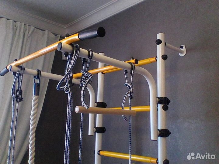 Шведская стенка детская юа (белая)