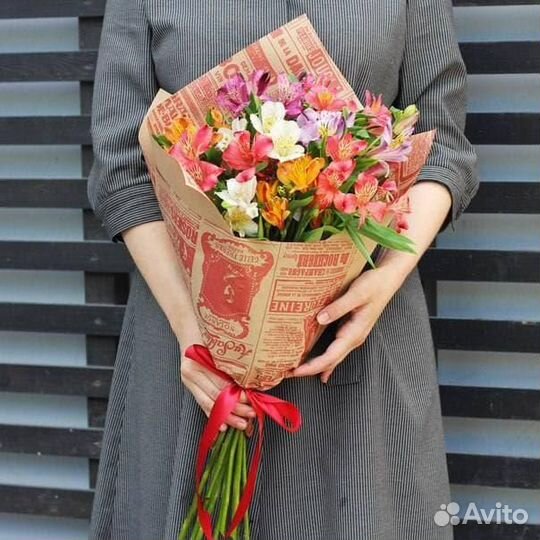 Букеты из альстромерий