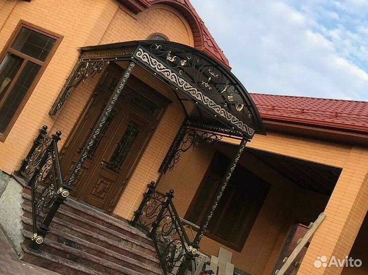 Кованые козырьки