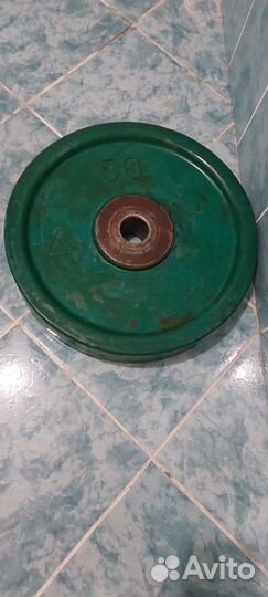 Блины диски для штанги два по пятьдесят килограмм