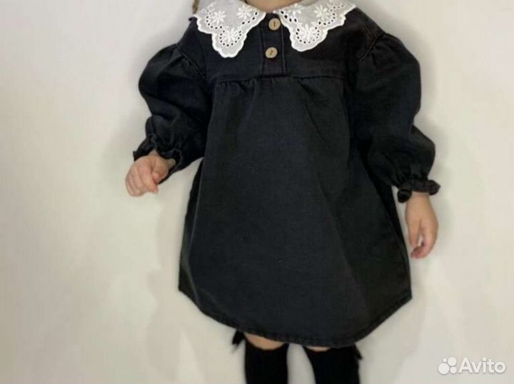 Джинсовое платье zara