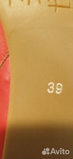 Ботильоны натуральная кожа 39р на брони