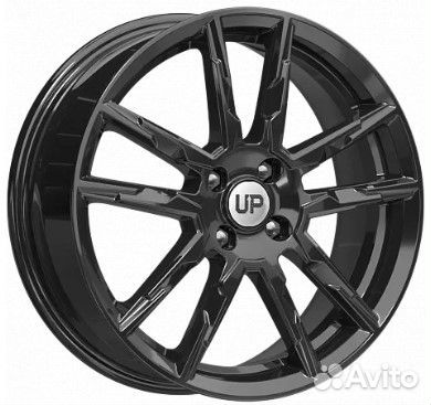 R17 4x100 6,5J ET45 D54,1 Wheels UP Up107 New Black