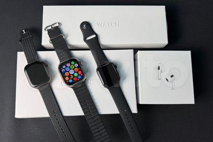 Apple watch 9 + Airpods 3 (Комплект)