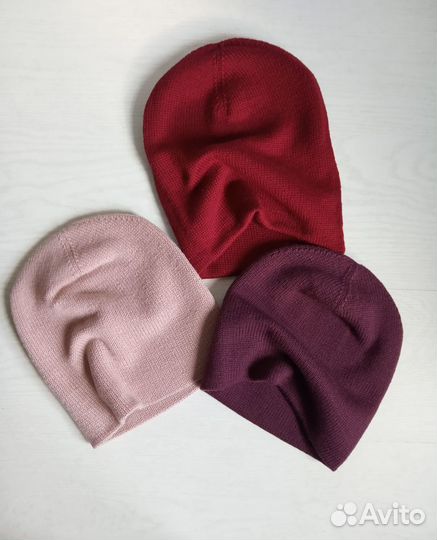 Шапка (двойные шапочки бини)