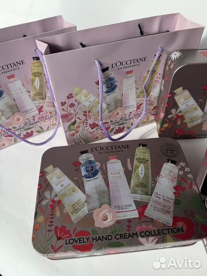 Набор кремов для рук loccitane подарок