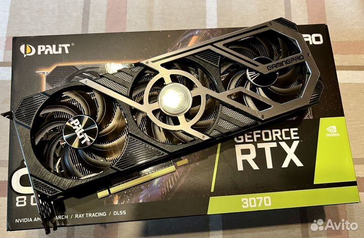 Видеокарта rtx 3070 Palit