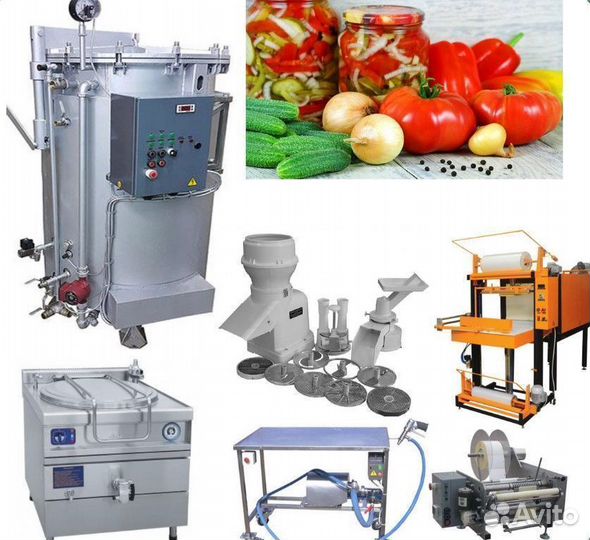 Линия для консервирования салатов