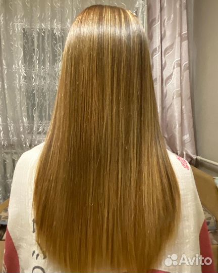 Кератиновое выпрямление волос