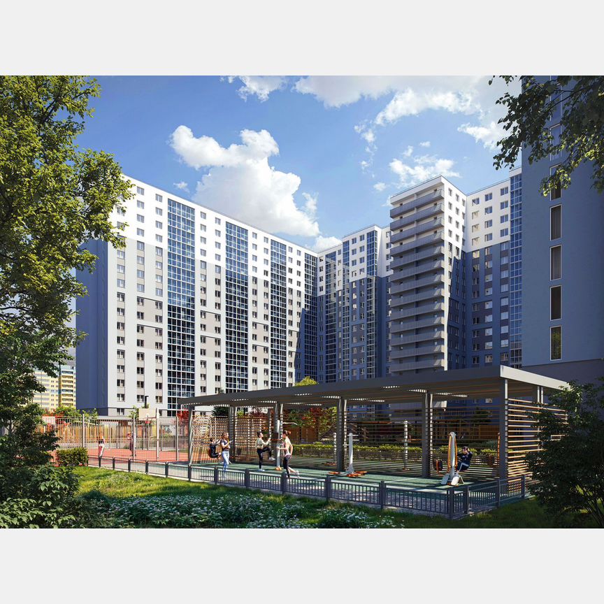 Квартира-студия, 25,6 м², 8/19 эт.