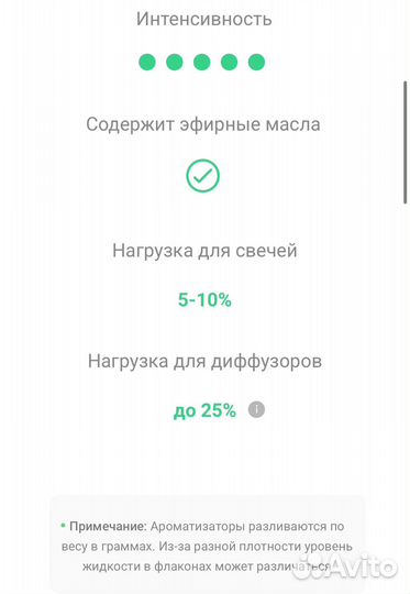 Отдушка для свечей Ветивер и мускат 99 гр