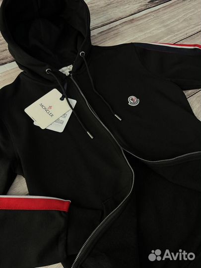 Толстовка Moncler черная LUX