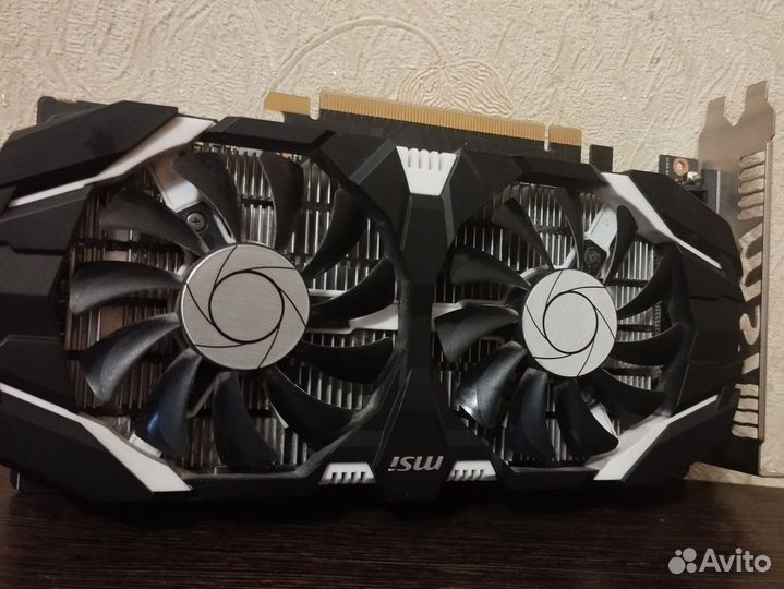 Видеокарта GTX 1050TI 4gb MSI