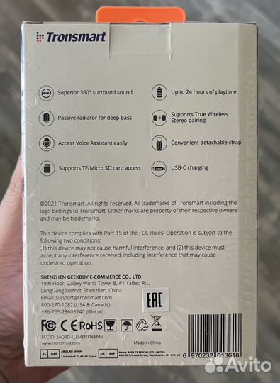 Новая беспроводная колонка Tronsmart T6 Mini 15W