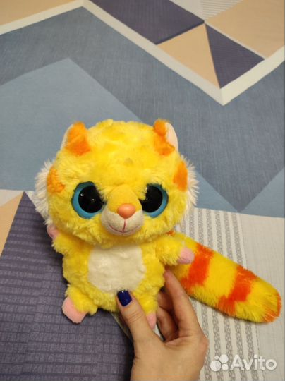 Мягкая игрушка - Лемуры, бегемот, цыпленок-лягушка