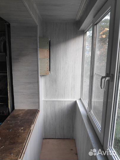 Отделка балкона под ключ