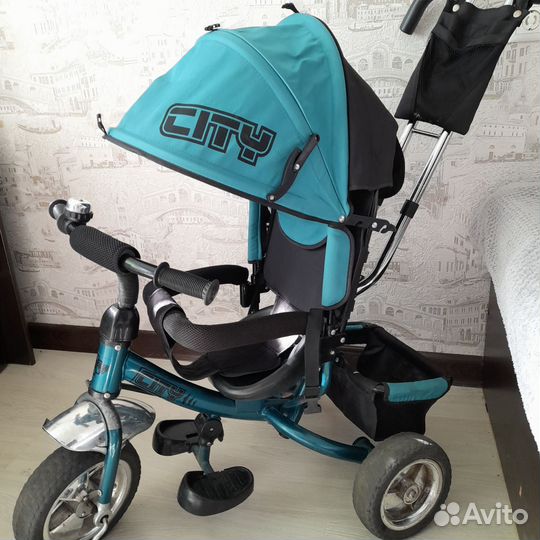 Трёхколёсный Велосипед с родительской ручкой