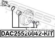 Подшипник ступицы DAC25520042-KIT