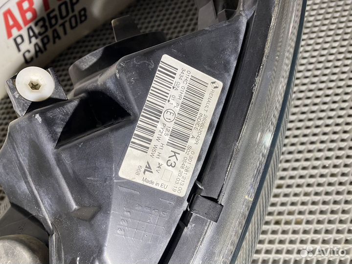 Фара левая Renault Kaptur оригинал в идеале