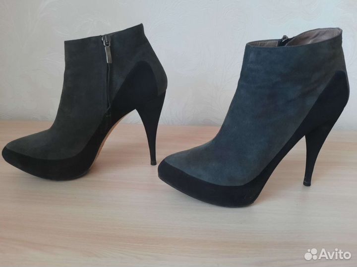 Ботильоны женские 37 размер натуральная замша