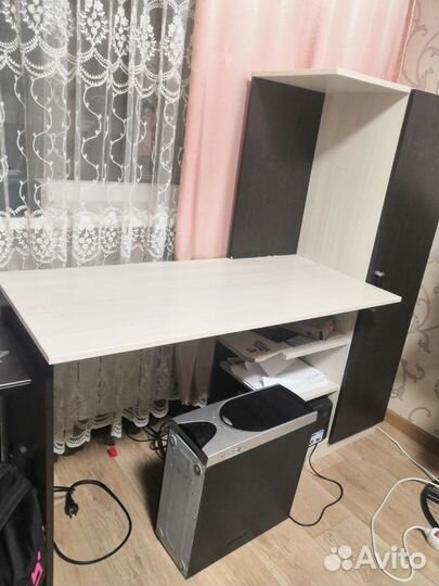 Компьютерный стол со шкафом бу