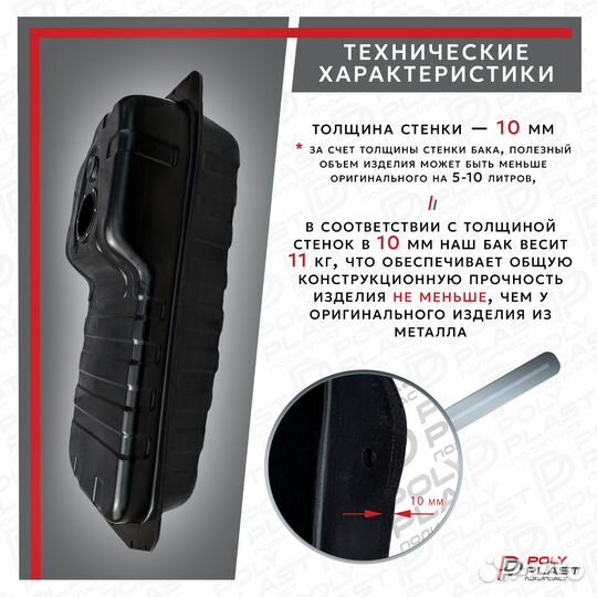 Топливный бак KIA Sorento бензин 2002-2009
