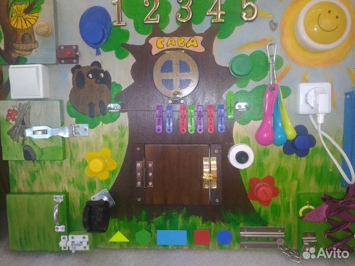 Бизиборды - развивающая доска