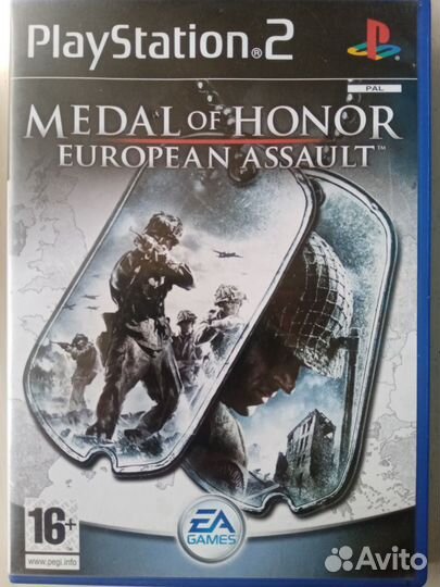 Игровой диск medal of honor european assault