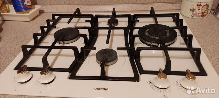 Газовая варочная панель горение