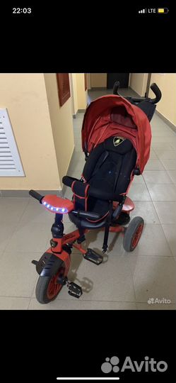 Велосипед коляска Lamborghini