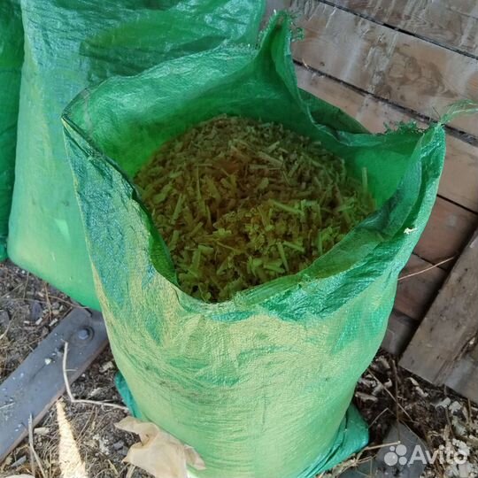 Опилки стружка в мешках