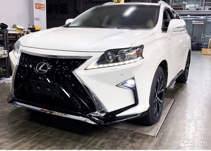 Lexus RX 2009-2014 Бампер Стиль 2017+ TRD Y2VC4