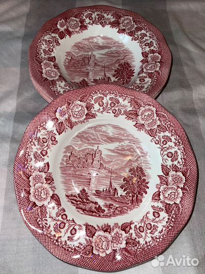 Тарелки суповые Myott Meakin,Англия,разных серий