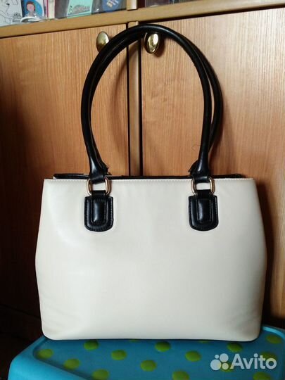 Сумка женская светлая кожзам