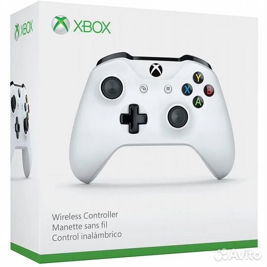 Геймпад Xbox One + адаптер Xbox