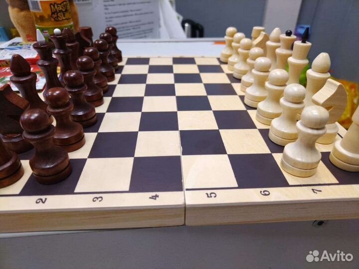 Шахматы деревянные новые 29 на 29