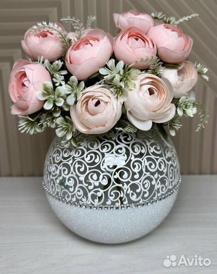 Ваза для цветов стекло