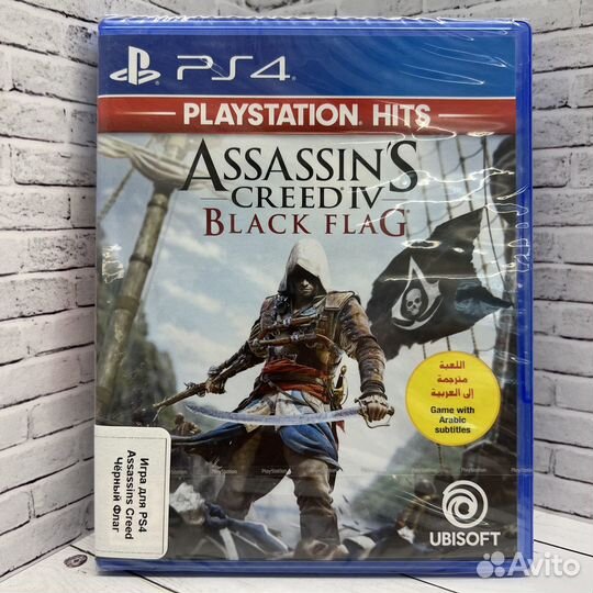 Игра для PS4 Assassins Creed 4 Чёрный Флаг