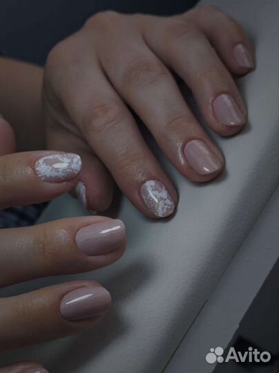 Маникюр наращивание
