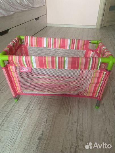Кровать манеж для кукол