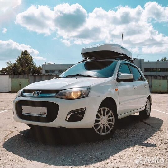 Автобокс Broomer Venture белый глянец на Kalina