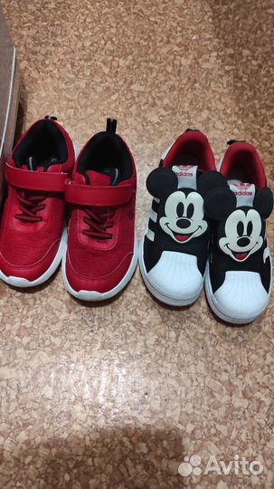 Adidas слипоны 32-34