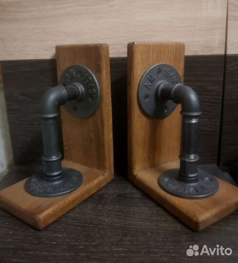 Подставка для книг, букенд, полка в стиле лофт