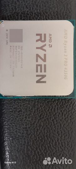 Процессор amd ryzen 3 pro 4350g