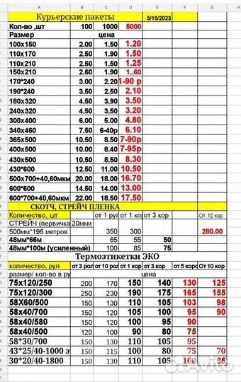 Термоэтикетки эко 75х120, в рулоне 250 штук