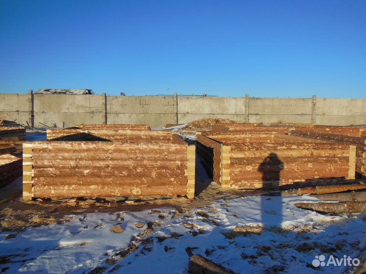 Сруб 4 м на 4 м (4x4) сосна