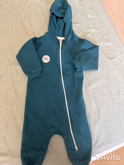 Bungly Комбинезон из футера утепленный 74