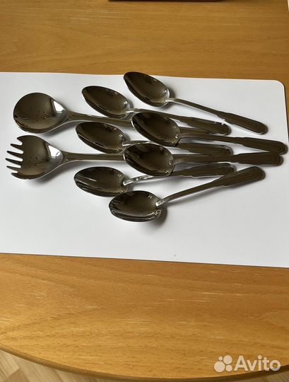 Ложки zepter столовые 6 шт, 2 салатные